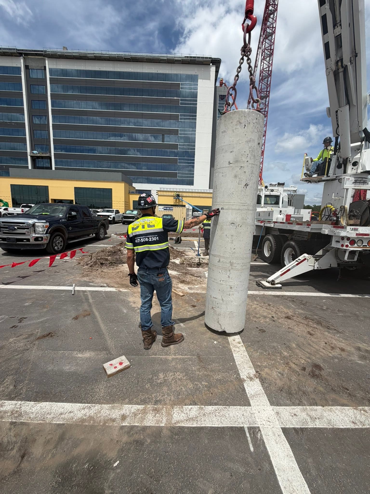 Underground utility verification and potholing project